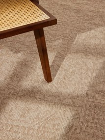 NORTHRUGS, Kusový koberec Duet Kona 106250 Beige/White - na von aj na doma, 160x230, béžová, chodba / predsieň