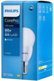 LED žiarovka E14 7W = 60W 806lm 4000K Neutrálna žiarovka PHILIPS