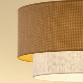 Brilagi - LED luster na lanku BOHO ECO 1xE27/10W/230V pr. 40 cm béžová/krémová