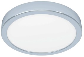 EGLO LED stropné osvetlenie do kúpeľne FUEVA 5, 17W, teplá biela, 21cm, okrúhle, chrómované