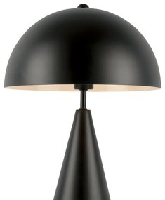 Čierna stolová lampa Leitmotiv Sublime, výška 35 cm