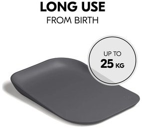 Hauck Silikónová prebaľovacia podložka Change N Clean, antracit