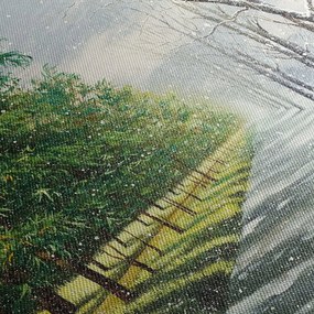 Obraz - Zima versus leto (90x60 cm)
