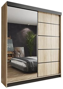 Skriňa Amo 200 dub sonoma