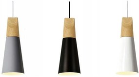 Dekorstudio Retro stropná lampa Loft Scandi B biela