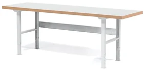 Profi dielenský stôl SOLID, nosnosť 750 kg, 2500x800 mm, laminát