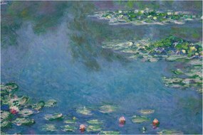Obraz - Claude Monet, Water Lilies, reprodukcia (90x60 cm)