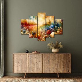 Obraz - Pestrofarebná lúka (150x105 cm)