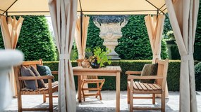 Záhradná lavica Bandung, 3-miestna, teak