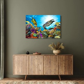 Obraz koralového útesu (90x60 cm)
