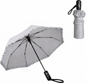 Skladací dáždnik NORVIA ⌀ 95 cm, svetlosivý