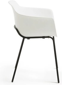 Biela jedálenská stolička Kave Home Khasumi