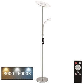 Brilo Brilo - LED Stmievateľná stojacia lampa LED/29,5W/230V + LED/3,5W 3000-6000K + DO BL1277