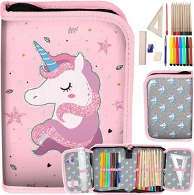 Školský 5- dielny set s jednorožcom pre dievčatá