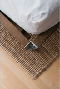 Hnedá dvojlôžková posteľ z borovicového dreva s roštom 180x200 cm Core – Karup Design