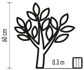 LED Vianočná dekorácia 24xLED/3xAA