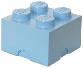 Svetlomodrý úložný box štvorec LEGO®