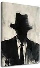 Obraz The Faceless Mobster | Akrylové detaily