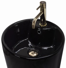 Rea Blanka voľne-stojace umývadlo, 84 x 40 cm, čierna, REA-U6635