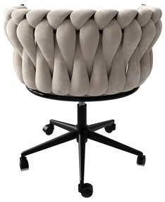 Otočné kancelářské křeslo Delphi šedé/černé