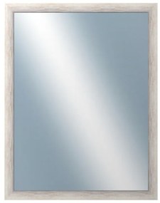DANTIK - Zrkadlo v rámu, rozmer s rámom 70x90 cm z lišty PAINT biela veľká (2960)