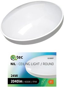 Stropná lampa QTEC 24W 4000K