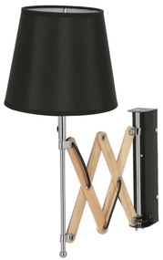 Nástenné svietidlo MITO 1xE27/40W/230V čierna