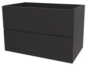 Mereo, Mereo Aira, kúpeľňová skrinka 101 cm, Multidecor, Čierna Supermat, MER-CN792SCIPM