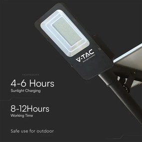 LED Stmievateľná solárna pouličná lampa HYBRID LED/50W/230V 6500K IP65 + DO