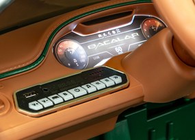 Ramiz Bentley Bacalar batériové auto pre deti Zelené + diaľkové ovládanie + EVA + pomalý štart + LED Audio