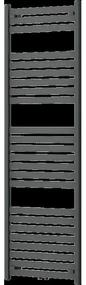 Mexen Uran radiátor do kúpeľne 1800 x 600 mm, 934 W, antracit - W105-1800-600-00-66