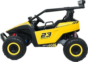 Ramiz Elektrická bugina TURBO 23 pre deti žltá