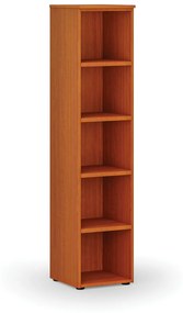Kancelársky regál PRIMO WOOD, 1781 x 400 x 420 mm, čerešňa