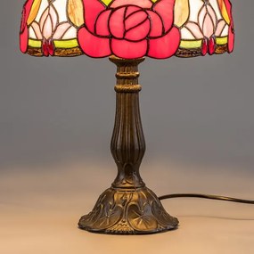 Brilagi - Tiffany vitrážová stolná lampa GARLAN 1xE27/40W/230V