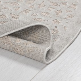 Flair Rugs koberce Kusový koberec Piatto Argento Silver – na von aj na doma - 120x170 cm