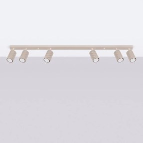 Taupe kovové bodové svietidlo 6,5x117 cm Gleam – Sollux