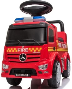 Odrážadlo Mercedes Hasiči 2xAA červená