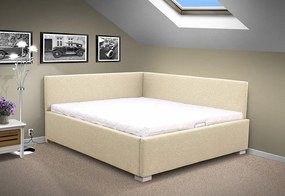 Moderná posteľ s čelami Martina HIT s MOT otváraním ÚP 140x200 cm Farba: Savana červená
