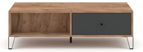 Konferenční stolek Bilbao 110 cm cm dub Craft Tobacco/grafit