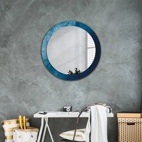Okrúhle ozdobné zrkadlo Abstraktné umenie fi 80 cm
