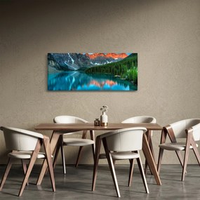 Obraz tyrkysového jazera (120x50 cm)