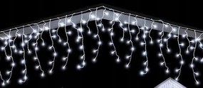 Vianočné svetielka LED záclona FLASH studená biela 1000 LED