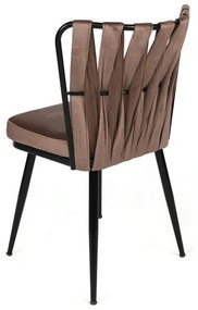 Sada jedálenských stoličiek Kusakli Light Brown, 4ks