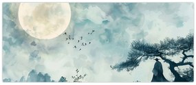 Obraz - Maľba splnu (120x50 cm)