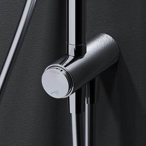 Sprchový systém AM.PM Spike F07PA400 s termostatickou sprchovou batériou, chróm