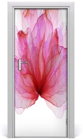 Samolepiace fototapety na dvere ružový kvet 75x205 cm