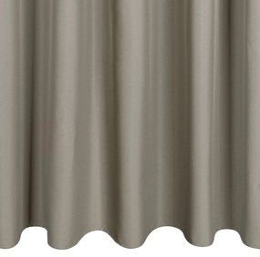 ZÁHRADNÝ VODEODOLNÝ ZÁVES NA PÚTKACH GARDEN 155X260 CM TMAVOBÉŽOVÁ