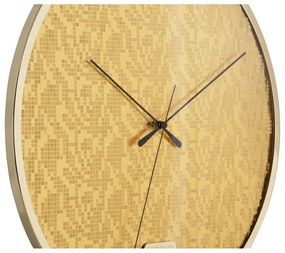Dizajnové nástenné hodiny Karlsson 6005GD zlaté,priemer 40 cm