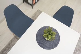 Jedálenská stolička OSAKA sivá (hnedé nohy) (1ks)