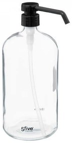 Orion Sklenený dávkovač na mydlo, jar - 1l DISTRI - číre sklo